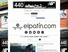 Tablet Screenshot of elpatin.com